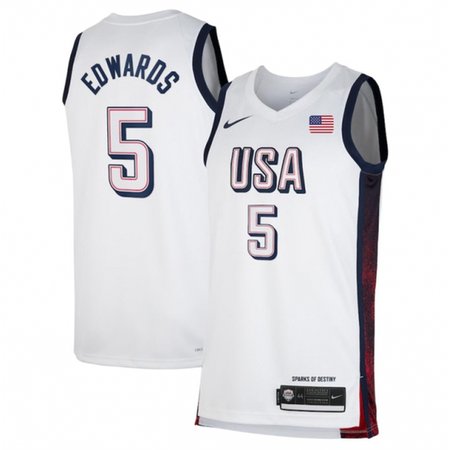 Anthony Edwards USA Basketball 2024 Olympics Team Swingman Player Jersey